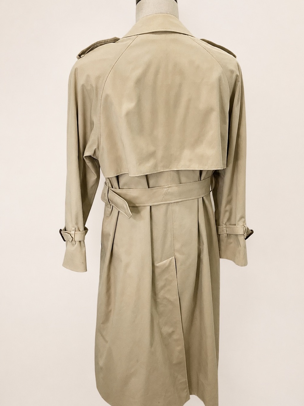 Authenticated Vintage Burberrys London Trench Coat Beige Size 10 Made in England - Picture 2 of 8